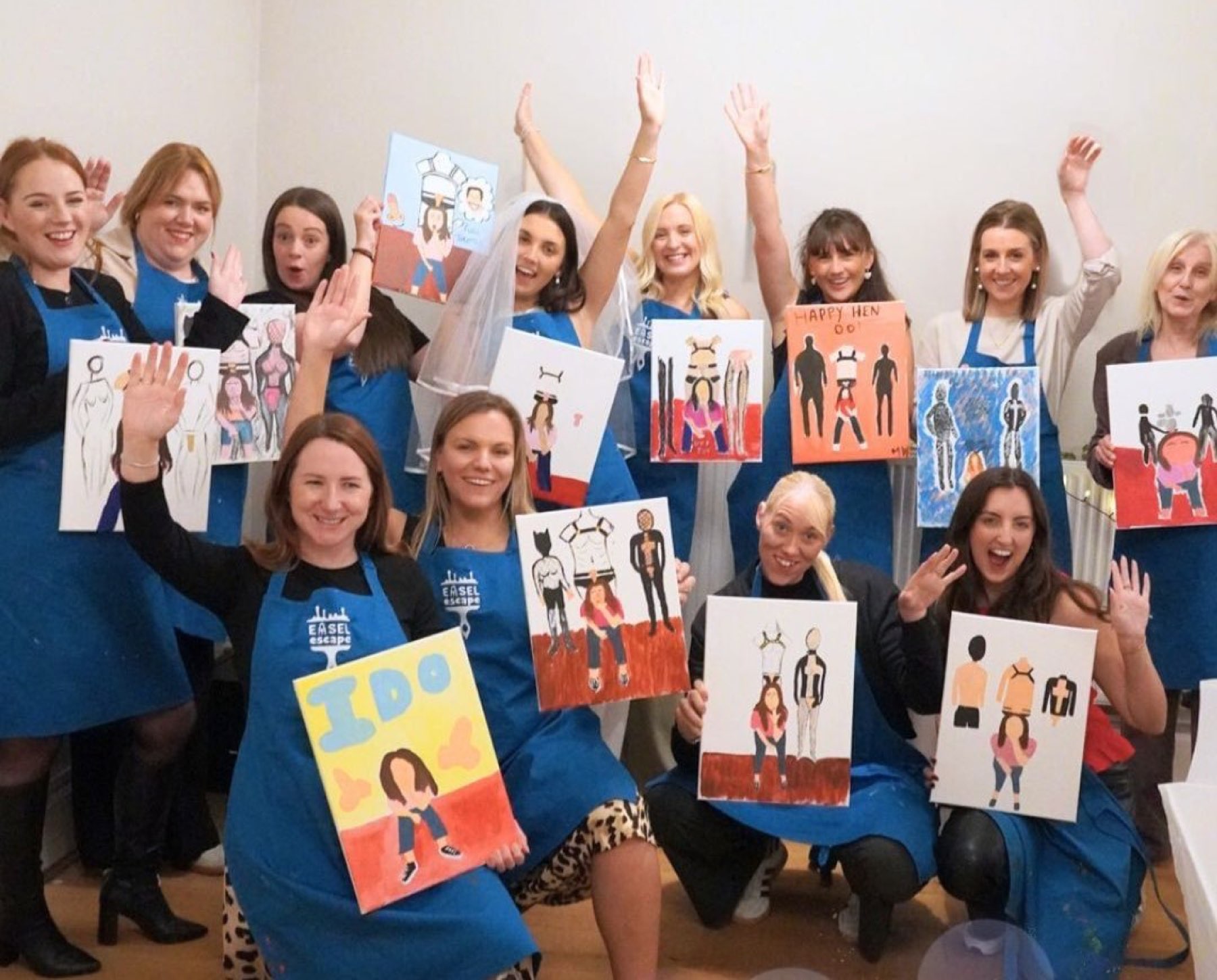 Hen party of 14 · Belfast
