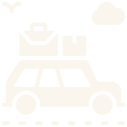 Car packed for travel